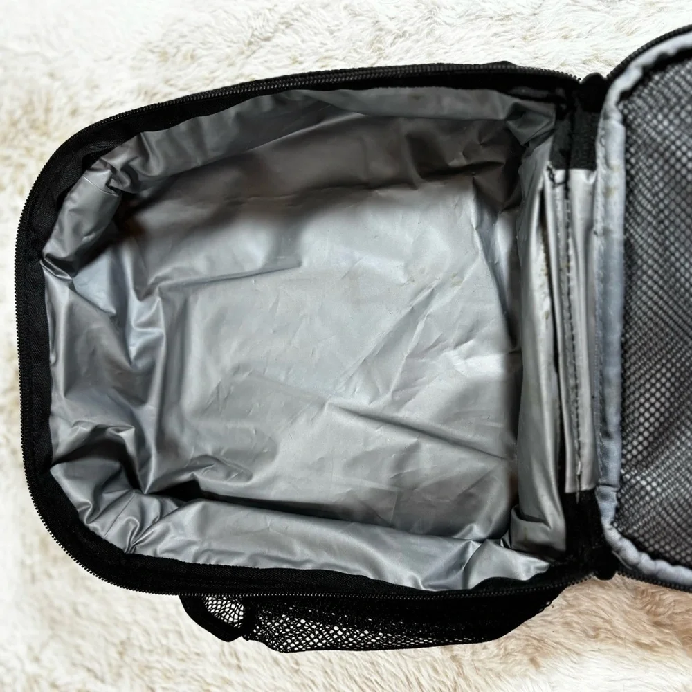 Dickies Maroon & Black Soft-Sided Lunch Box Cooler Bag